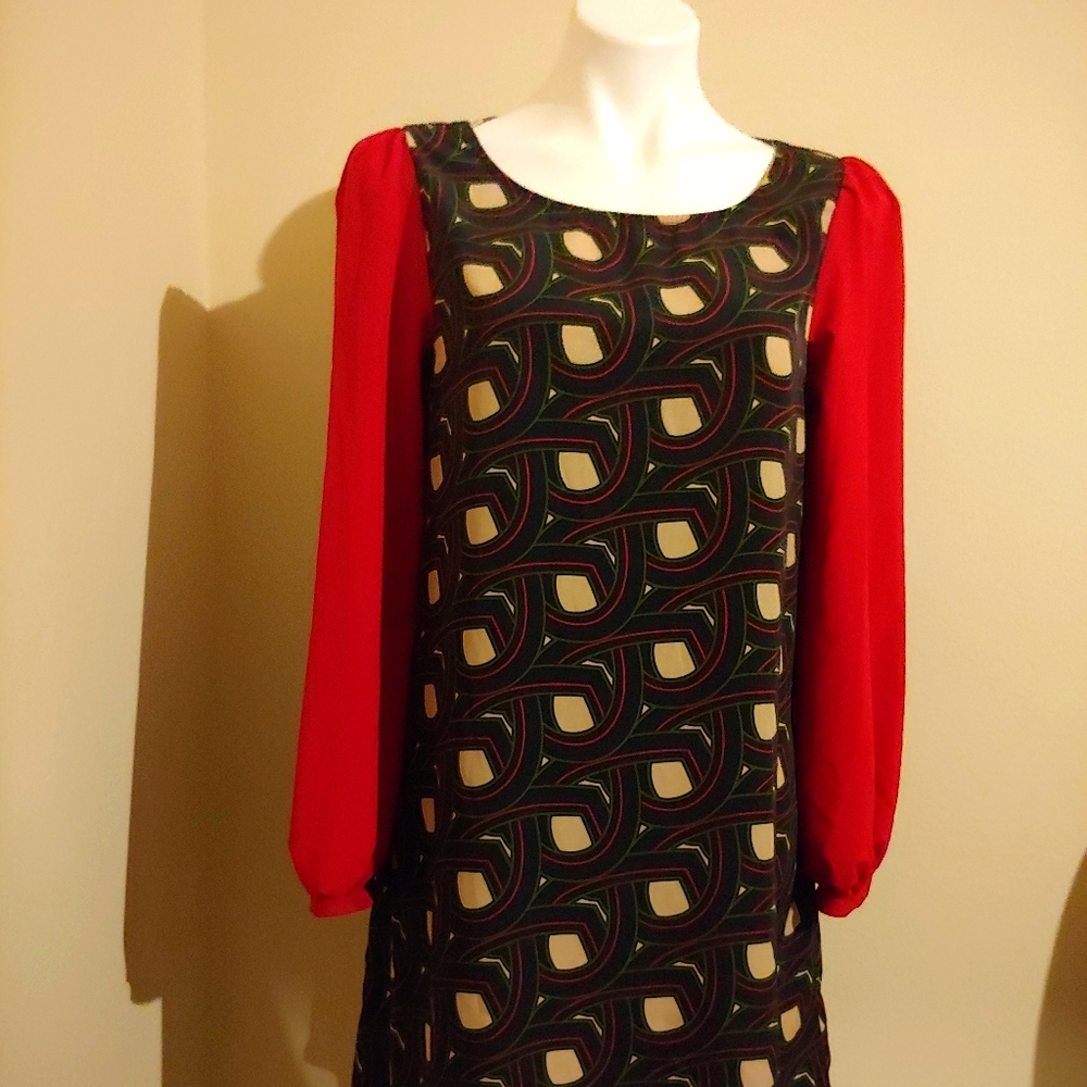🔴 Long sleeve backless dress